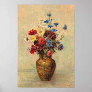 Póster Flores en una vasa, c.1910
