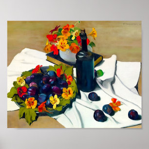 Póster Flores en Vase 1923 por Felix Vallotton