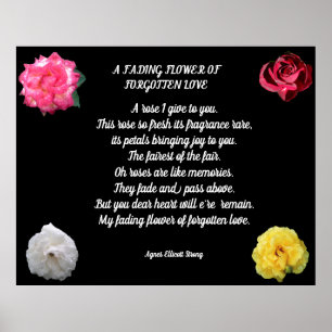 PÓSTER FLORES FALLIDOS OLVIDAN EL POEMA DEL AMOR