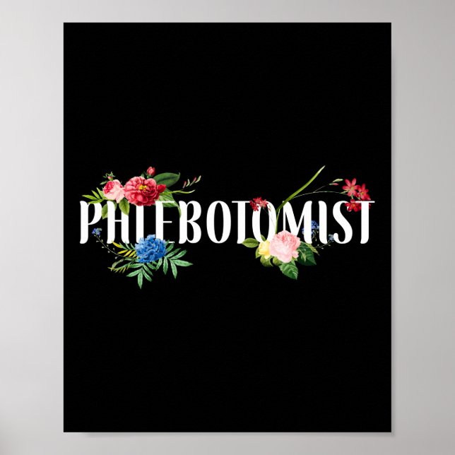 Póster Flores flebotómicas de Phlebotomía (Frente)