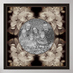 Póster Flores Flores Resumen Añadir la foto
