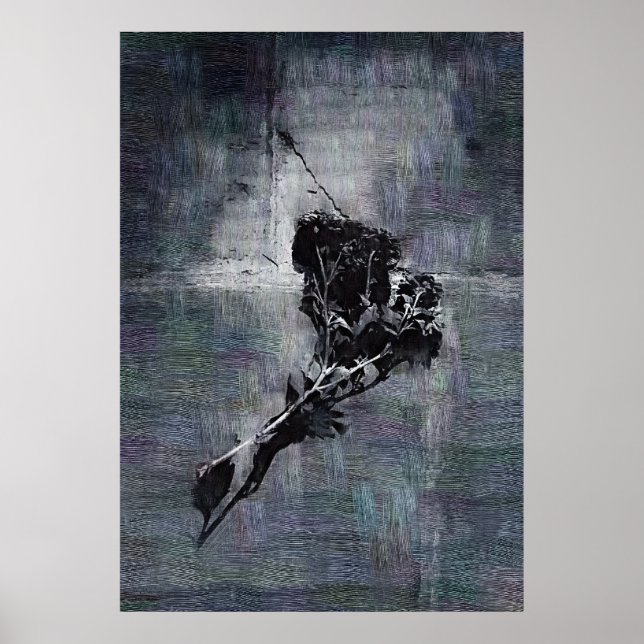 Póster Flores góticas (Frente)