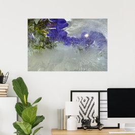 Póster Flores Heladas,