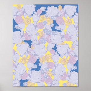 Póster Flores japonesas