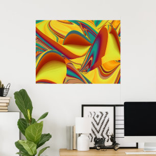 Póster Flores Mágicas de Primavera Verano Otoño