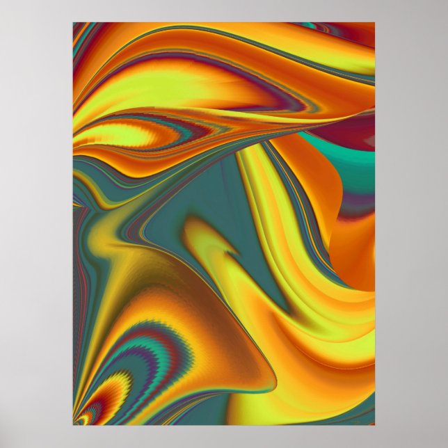 Póster Flores Mágicas de Primavera Verano Otoño (Frente)