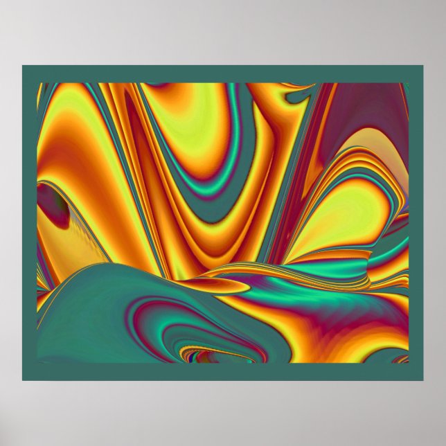 Póster Flores Mágicas de Primavera Verano Otoño (Frente)