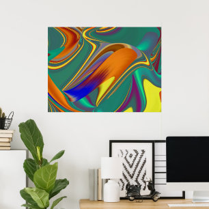 Póster Flores Mágicas de Primavera Verano Otoño