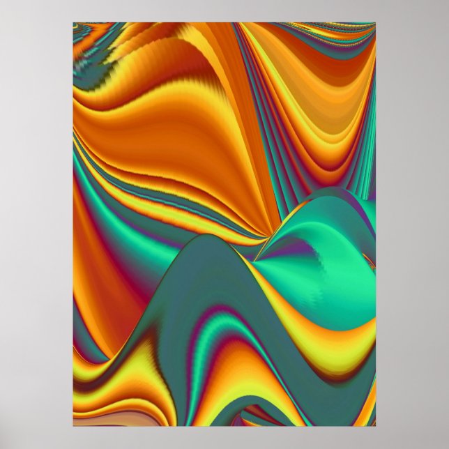 Póster Flores Mágicas de Primavera Verano Otoño (Frente)