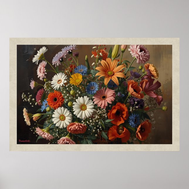 Póster Flores Mixtas (Frente)
