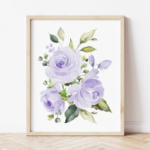 Flores moradas, flores acuáticas, género neutro