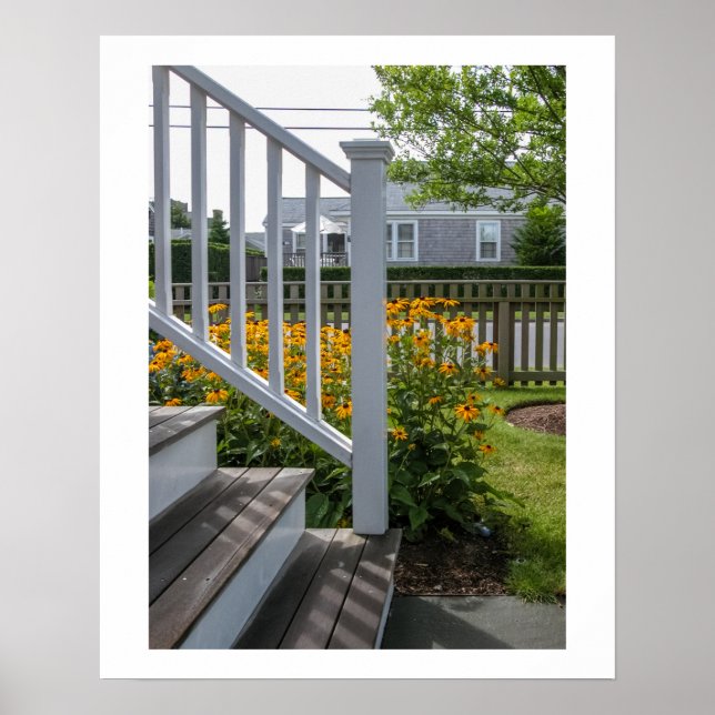 Póster Flores Nantucket #4 (Frente)