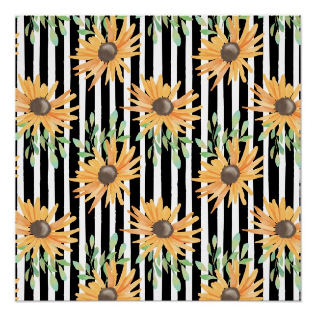 Póster Flores Naturaleza Colorida Elegante Girly (Anverso)