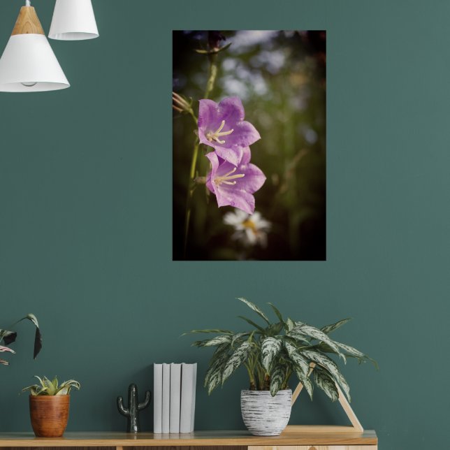 Póster Flores oscuras románticas – Fantasía botánica boho (Salón 1)