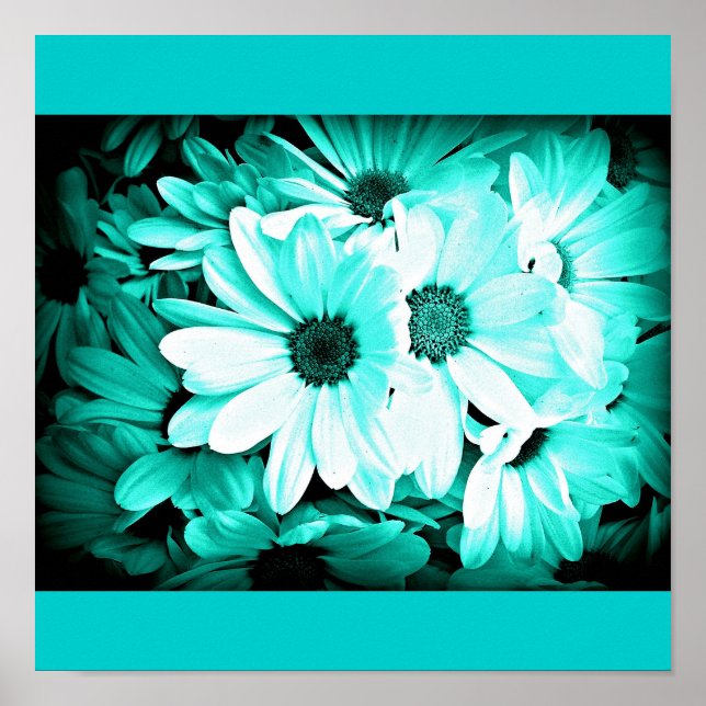 Póster Flores pintadas de poster 15 (Frente)