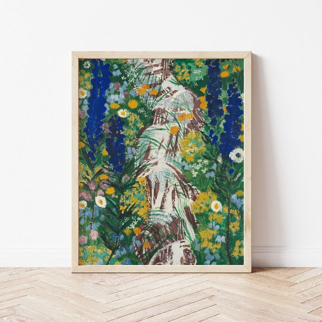 Póster Flores por la corriente | August Babberger (Subido por el creador)