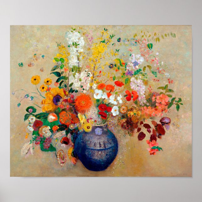 Póster Flores, Redon (Frente)