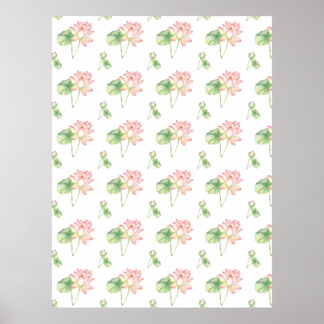 Póster Flores románticas С uto loto (Frente)