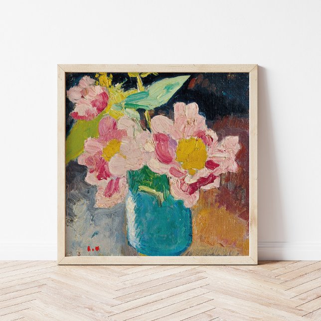 Póster Flores rosas en una bolsa azul | Louis Valtat (Subido por el creador)