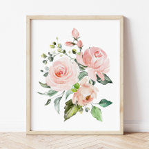 Flores rosas, flores acuáticas, guardería Chica
