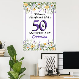 Póster Flores salvajes 50° aniversario