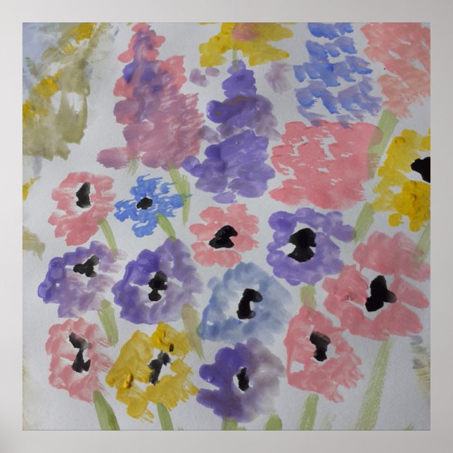 Póster Flores salvajes de verano (Frente)