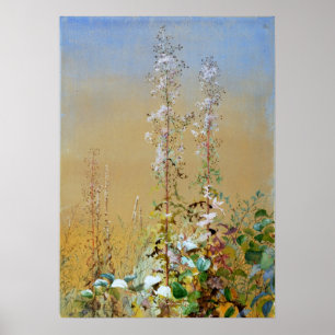 Póster Flores salvajes Fidelia Bridges Watercolor Bella A