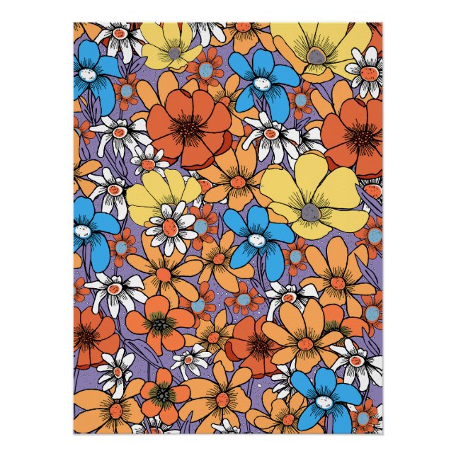 Póster Flores silvestres (Anverso)