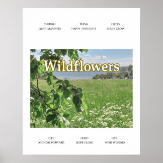 Póster Flores silvestres