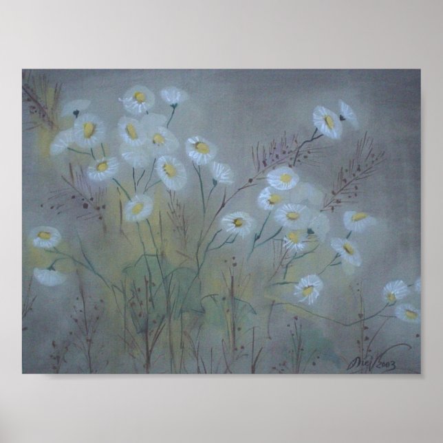 Póster flores silvestres (Frente)