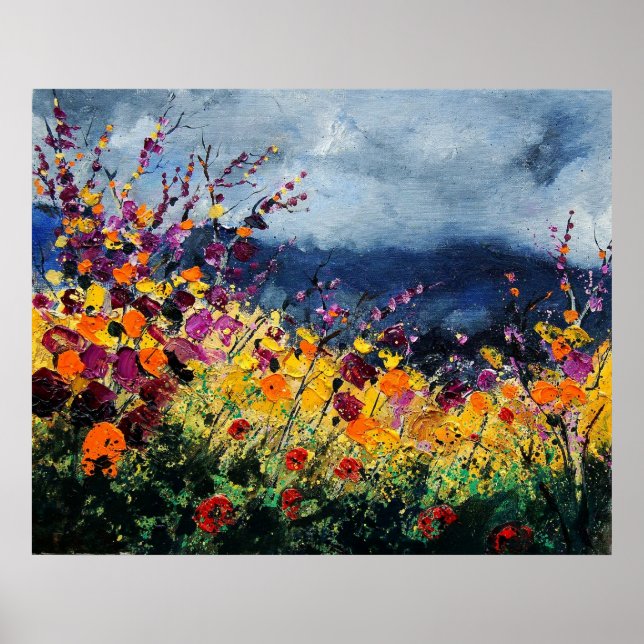 Póster flores silvestres45 (Frente)