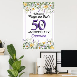 Póster Flores Silvestres 50 Aniversario 