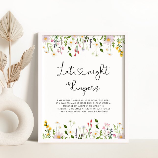 Póster Flores silvestres acuáticas Juego de pañales noctu (Subido por el creador)