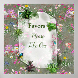 Póster Flores silvestres Cosmos