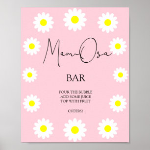 Póster Flores silvestres Daisies - Bar Mamá-osa
