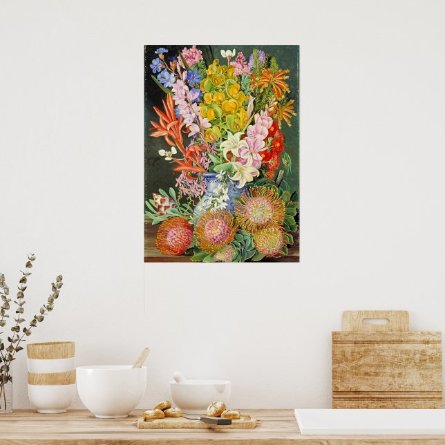 Póster Flores Silvestres de Ceres, África Occidental (Cocina)
