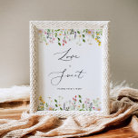 Póster Flores silvestres El amor es dulce, toma un regalo<br><div class="desc">Flores silvestres El amor es dulce,  tómate un Poster de delicias Los artículos que coincidan disponibles.</div>