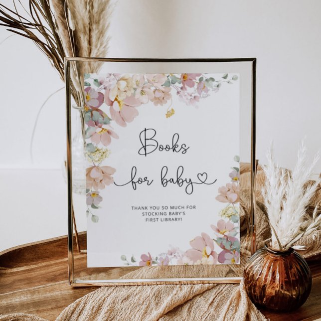 Póster Flores silvestres elegantes Libros para Poster de  (Subido por el creador)