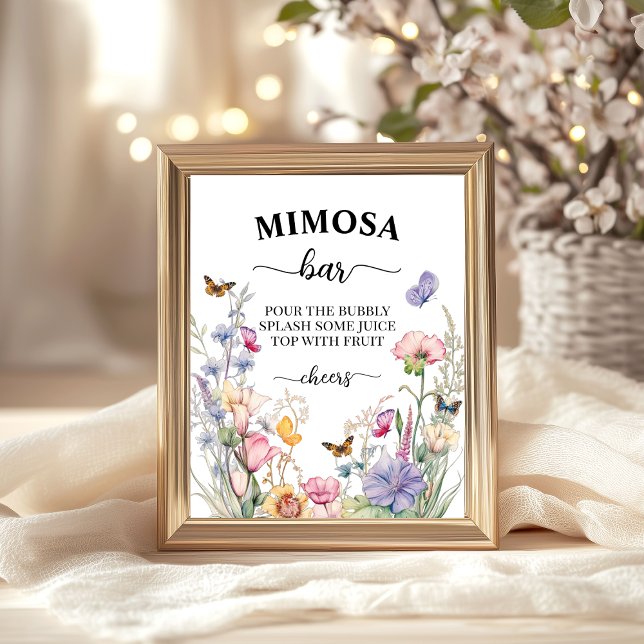 Póster Flores silvestres florecen en la ducha de novia "M (Subido por el creador)