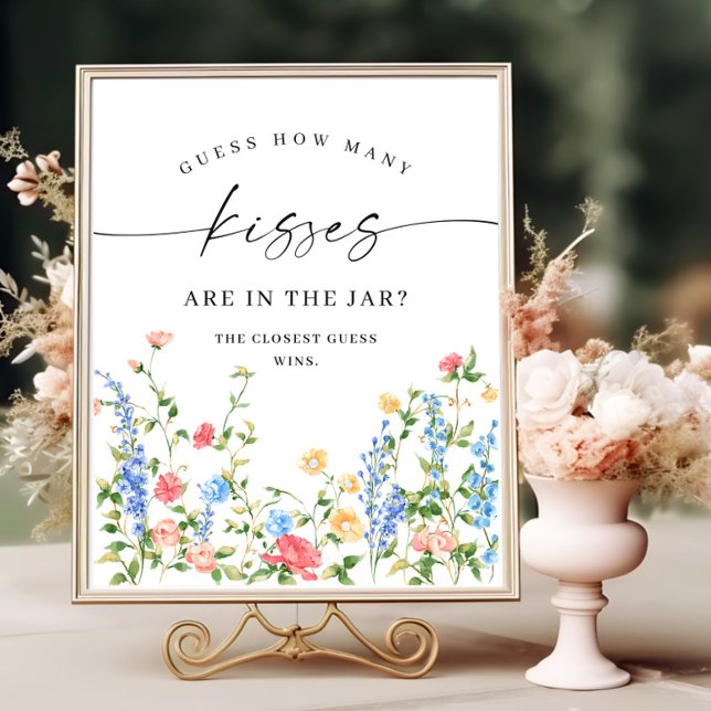 Póster Flores silvestres rosadas pasteles bar Mimosa (Subido por el creador)