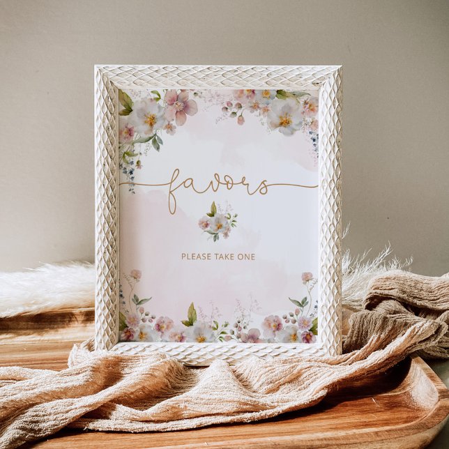 Póster Flores silvestres rosas Rubor Favorece la ducha de (Subido por el creador)