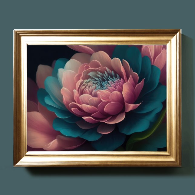 Póster Flores superiores pintadas Negrita 4:3 (Subido por el creador)