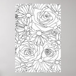 Póster Flores Uplifting