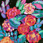 Póster Flores vibrantes: Explosión floral Art Deco<br><div class="desc">Añada un toque de elegancia y sofisticación a su espacio con nuestra estampa de arte "Art Deco Floral Motif". Esta obra de arte digital se inspira en los hermosos patrones creados por Edouard Benedictus, artista y diseñador francés que influyó en el movimiento Art Deco, con impresionantes diseños florales en varios...</div>