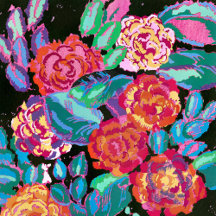 Flores vibrantes: Explosión floral Art Deco