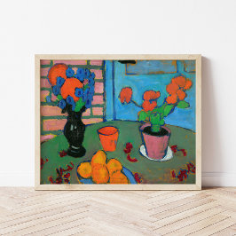 Póster Flores y Naranjas de vida | von Jawlensky