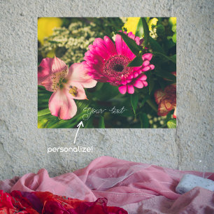 Póster Flores y ramo de colores