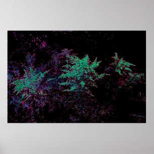 Póster Florescent Garden