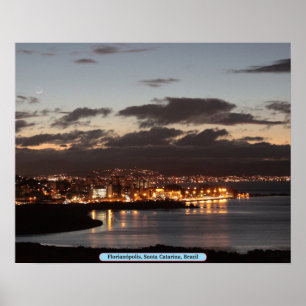 Póster Florianópolis, Santa Catarina, Brasil