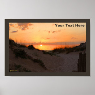 Póster Florida Beach Sunset